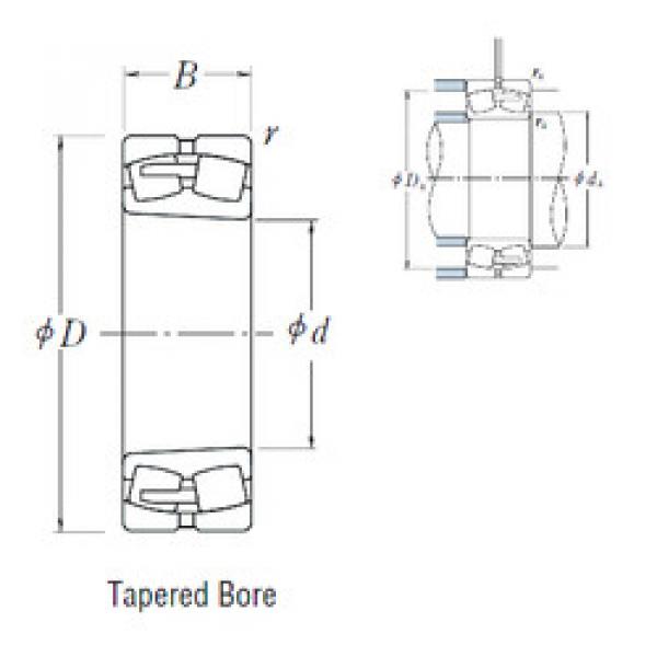 Bearing 23934BCAKE4 NSK #1 image