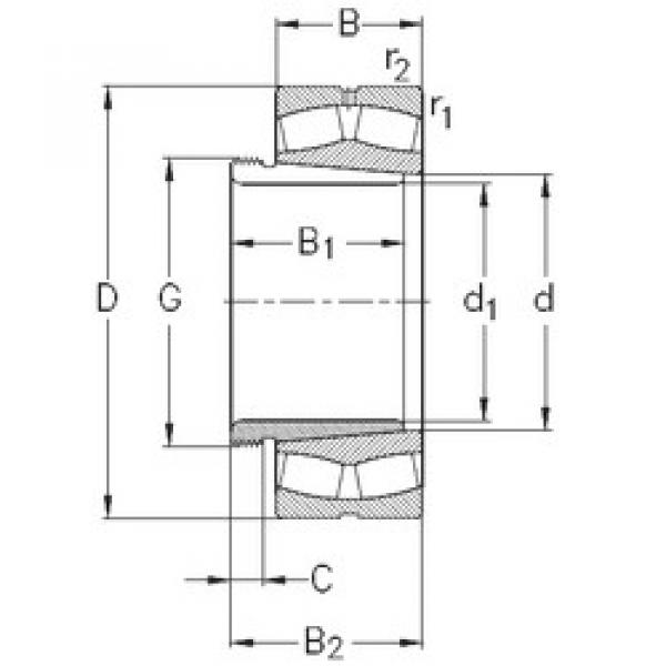 Bearing 239/710-K-MB-W33+AH39/710 NKE #1 image