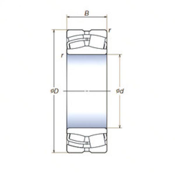 Bearing 24020SWRCg2E4 NSK #1 image