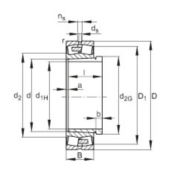 Bearing 24064-E1A-K30-MB1 + AH24064-H FAG #1 image