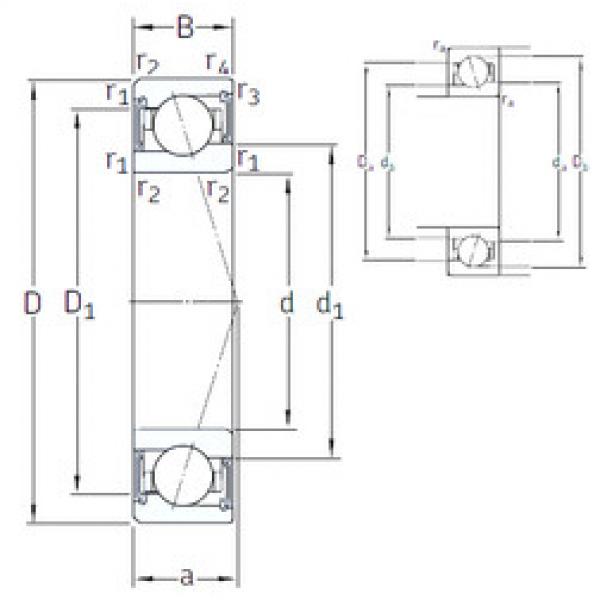 Angular Contact Ball Bearing VEB 50 /S 7CE3 SNFA #1 image