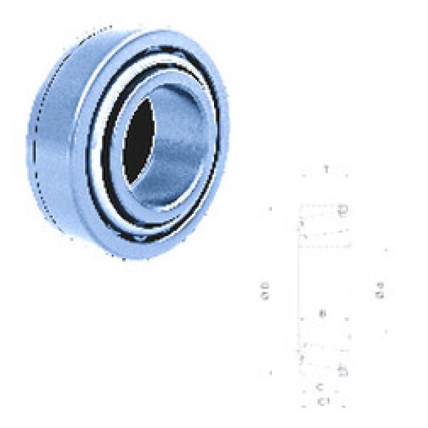 Tapered Roller Bearing U399/U365L+COLLAR Fersa #1 image