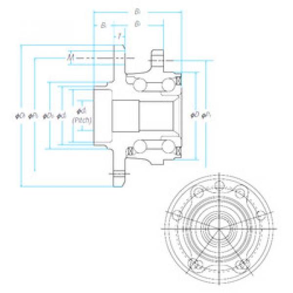 Tapered Roller Bearing ZA-56BWKH18B-Y--01 E NSK #1 image