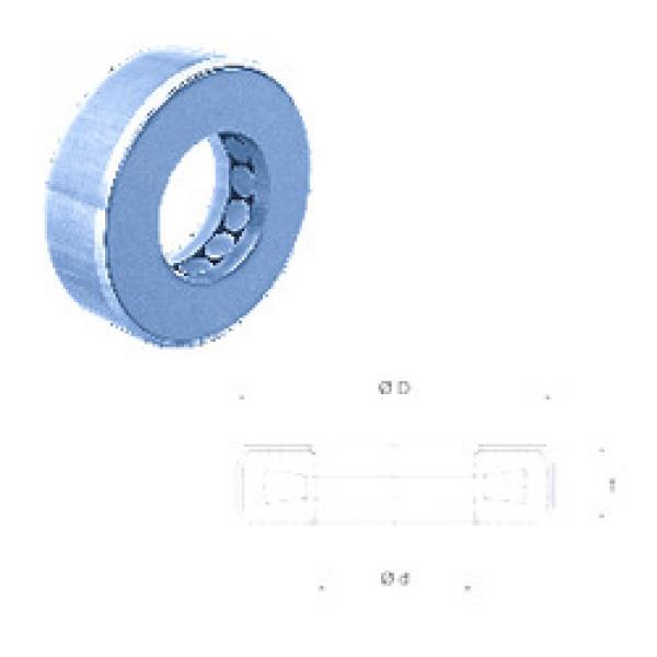 Thrust Roller Bearing T152 Fersa #1 image