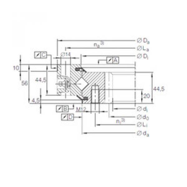 Thrust Roller Bearing XSI 14 0644 N INA #1 image