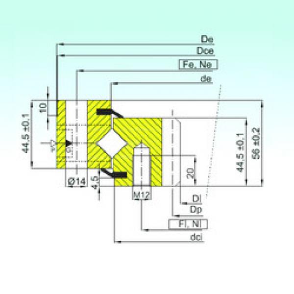 Thrust Roller Bearing ZR1.14.0414.200-1SPTN ISB #1 image