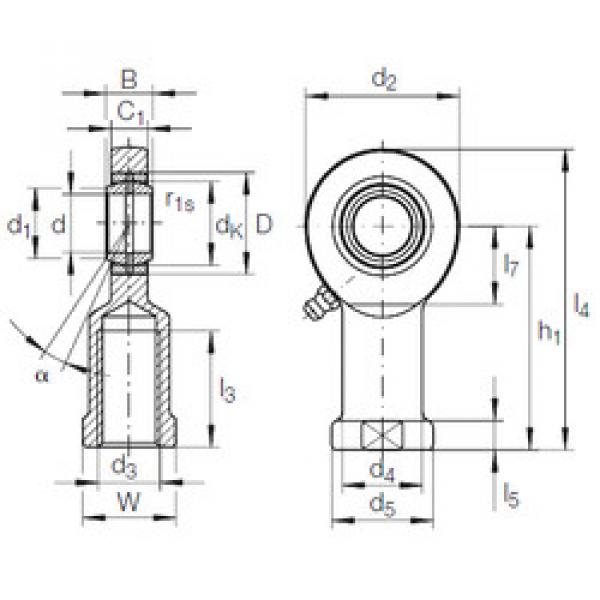 Plain Bearing GIR 35 DO-2RS INA #1 image