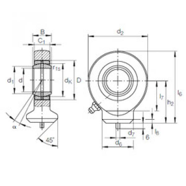 Plain Bearing GK 10 DO INA #1 image