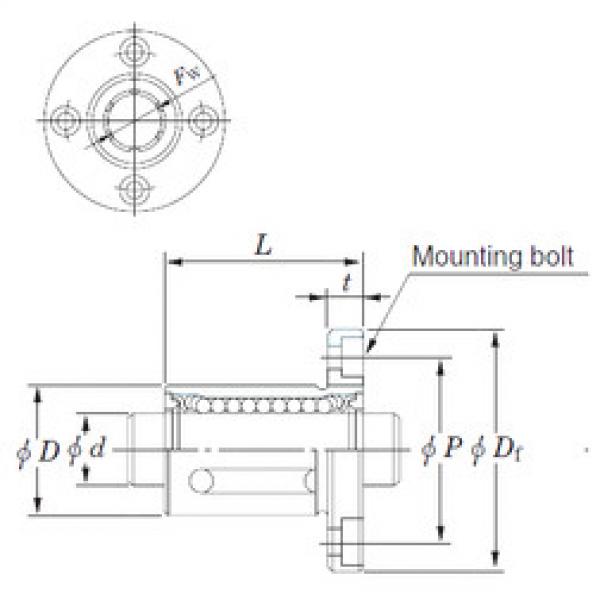 Linear Bearings SDMF50 KOYO #1 image