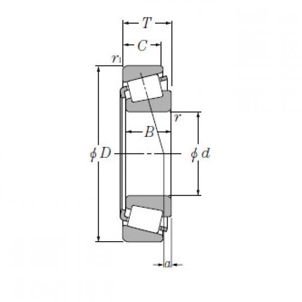 Bearings Single Row Tapered Roller T-M249736/M249710 #1 image