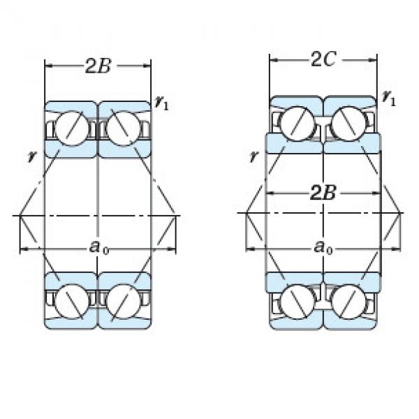 Bearing NSK Ball 7960AX DF #1 image