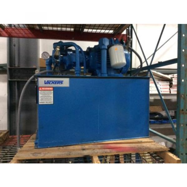 Vickers Cuinea  15hp hydraulic pump w/tank, 411AK00079A, PSSCA1060P045DX, Eaton System #1 image