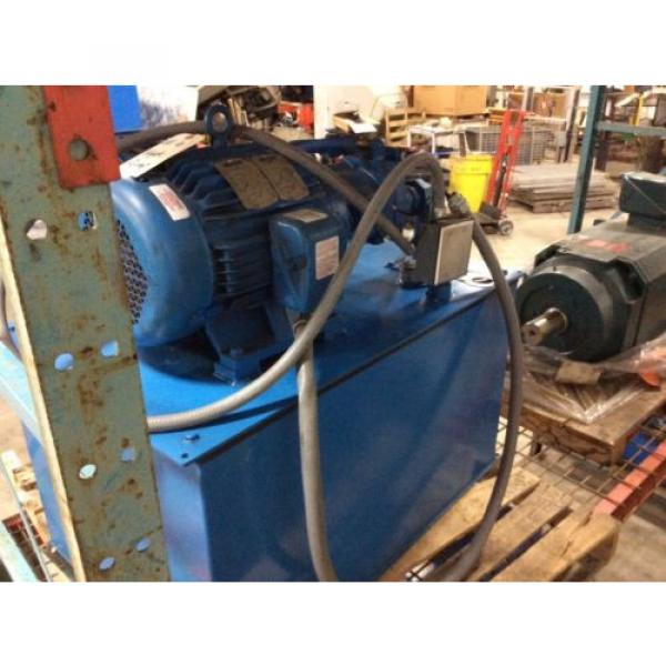 Vickers Cuinea  15hp hydraulic pump w/tank, 411AK00079A, PSSCA1060P045DX, Eaton System #4 image