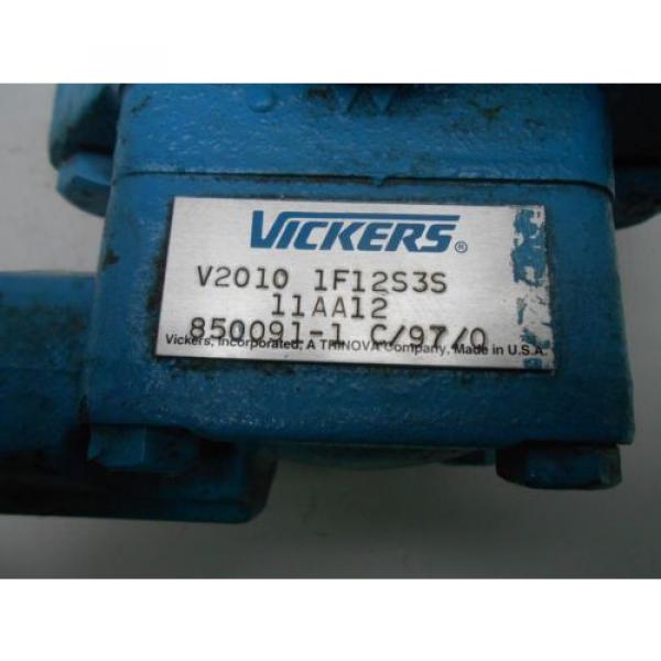 VICKERS Argentina  Hydraulic Pump Model: V2010 1F12S3S 11AA12 #1 image