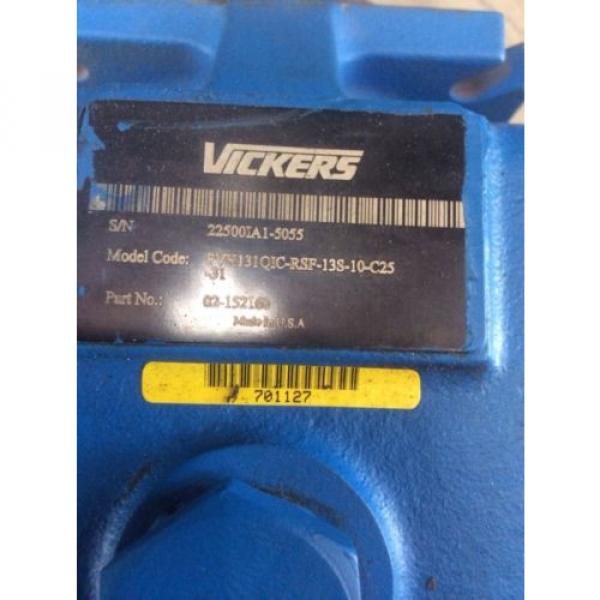 VICKERS Argentina  PVH131QIC-RSF-13S-10-C25 HYDRAULIC PUMP 02-152160 #2 image