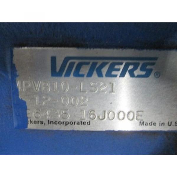 Vickers Solomon Is  Hydraulic Vane Pump MPUB10-LS21D-12-002 426435 16J000E Used #5 image
