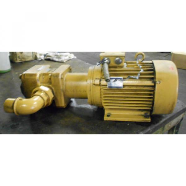 Vickers Ecuador  Hydraulic Pump GPA-63-E-20 R, w/ VEM AC Motor KMER100LX4, 3KW, Used #2 image