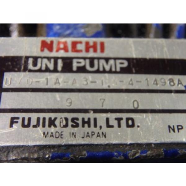 Nachi Kuwait  Variable Vane Pump Motor_VDR-1B-1A3-B-1478A_UVD-1A-A3-15-4-1498A_LTF70NR #3 image
