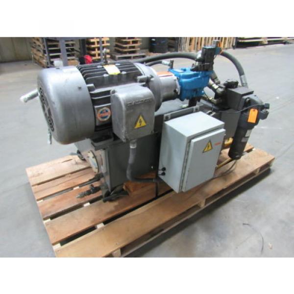VICKERS Netheriands  T50P-VE Hydraulic Power Unit 25HP 2000PSI 33GPM 70 GalTank #4 image