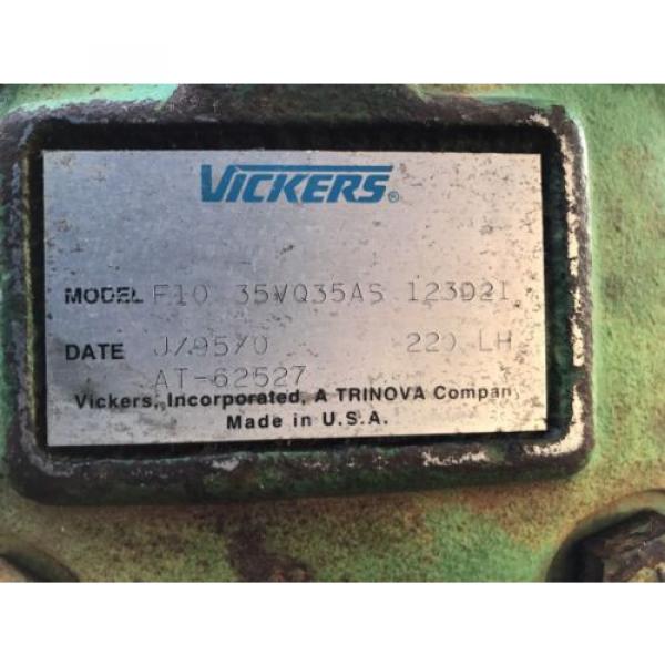 Vickers Botswana  hydraulic pump #1 image