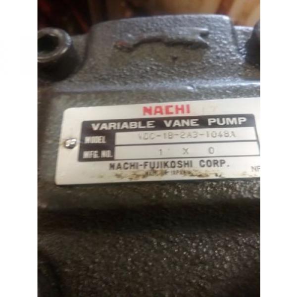 Nachi Austria  Variable Vane Pump Motor_VDC-1B-2A3-1048A_LTIS85-NR_UVC-1A-1B-37-4-1048A #2 image