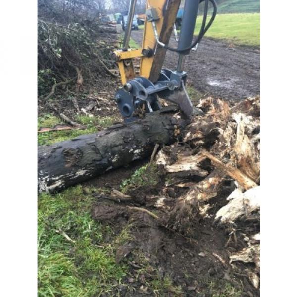 13 Malta  Ton Excavator Tree Stump Shear - Root Shear Root Harvester  CAT JCB KOMATSU #4 image