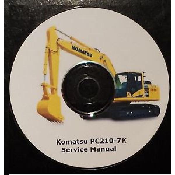 KOMATSU Uruguay  PC210-7K EXCAVATOR SERVICE MANUAL ON CD *FREE POSTAGE* #1 image