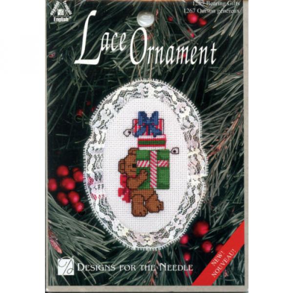 Designs   For The Needle - Counted Cross Stitch Lace Ornament 1267 Bearing Gifts Original import #1 image