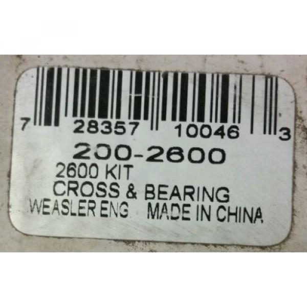 AG   UNIVERSAL IMPLEMENT PTO 2600 CROSS &amp; BEARING KIT WEASLER 200-2600 Original import #2 image