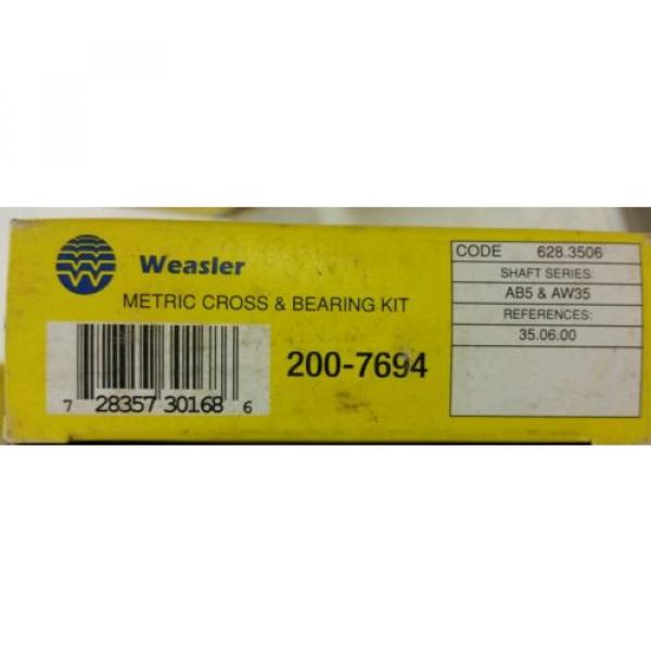 Weasler   200-6794 610.700 metric cross &amp; bearing kit NEW u joint Bearings Original import #2 image