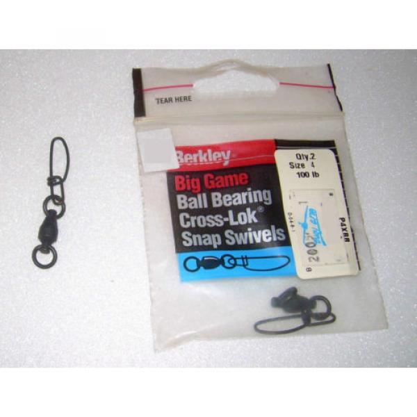 BERKLEY   MOSCHETTONI BALL BEARING CROSS-LOK SNAP SWIVEL SUPER STRONG Original import #4 image