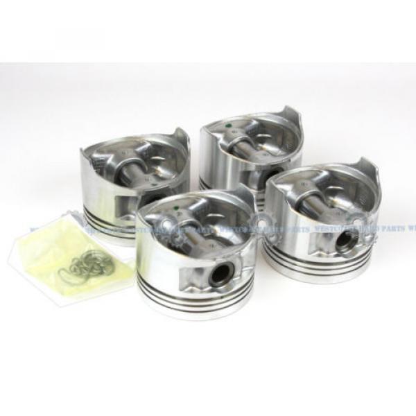 88-89   Toyota Corolla GTS MR2 1.6 DOHC 4AGEC Pistons with Rings &amp; Engine Bearings Original import #5 image