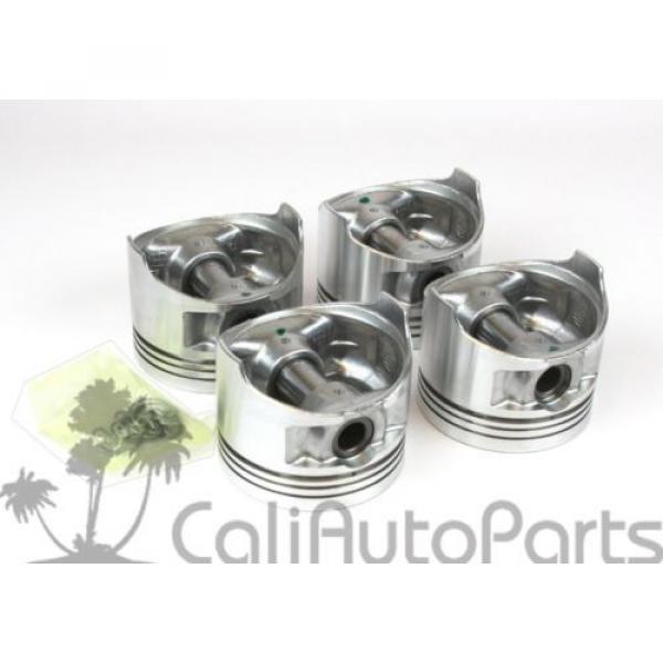 88-89   Toyota Corolla GTS MR2 1.6 DOHC 4AGEC Pistons with Rings &amp; Engine Bearings Original import #3 image