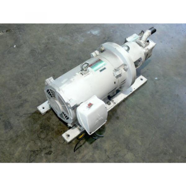 Nachi China  Eckerle IP Hydraulic Pump H-4B-32-20 W/ 20HP 15Kw Mitsubishi motor #5 image