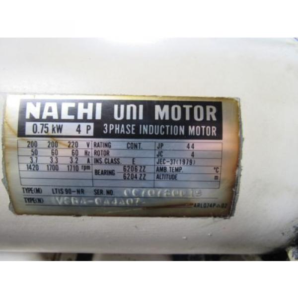 NACHI Philippines  HYDRAULIC POWER UNIT S-8422 W/ PUMP PVS-OB-8N1-20 MOTOR KITAMURA MYCENTER2 #5 image