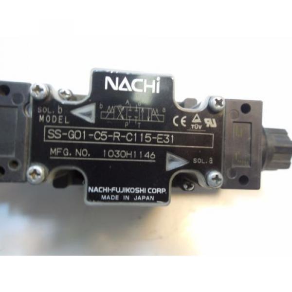 Nachi Grenada  Hydraulic Control Valve SS-G01-C5-R-C115-E31 #2 image