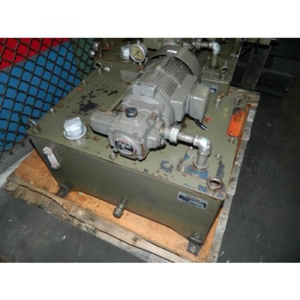 Nachi Saudi Arabia  2 HP Hydraulic Unit, Nachi Vane Pump VDR-1B-1A2-U21, Used, Warranty #1 image
