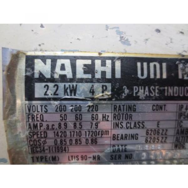 NACHI United Kiongdom  HYDRAULIC MOTOR PUMP LTIS90-NR PVS-1B-22N1-U-11 UPV-1A-22N1-22AG-4-4412B #5 image