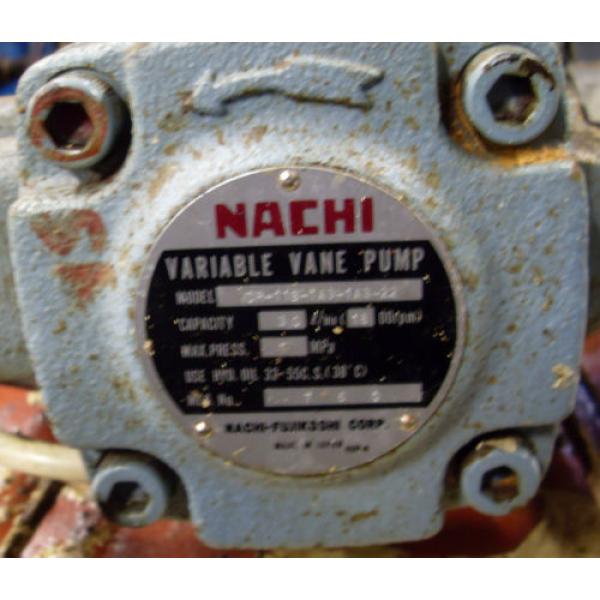 Nachi Bangladesh  22 kW 3HP Oil Hydraulic Unit, 220V, Nachi Pump VDR-11B-1A3-1A3-22, Used #4 image