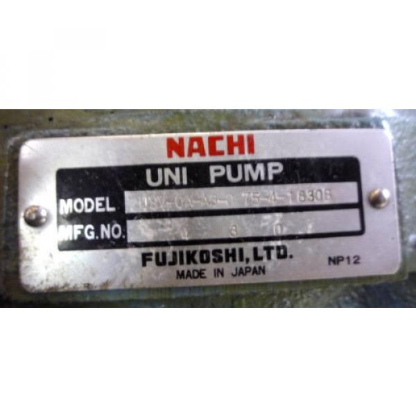 SHOWA Austria  VDRU-1A-40BHX 293 Hydraulic Power Unit NACHI USV-0A-A3-075-4-1830B Pump #5 image