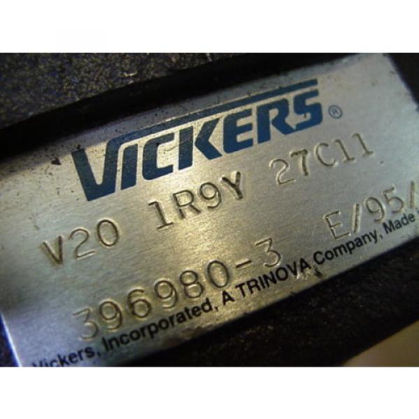 origin Cuba  Eaton Vickers hydraulic vane pump V201R9Y27C11 396980-3 tang frive #2 image