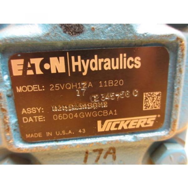 Eaton Vietnam  Vickers 25VQH17A 11B30 REMANUFACTURED Hydraulic Pump 02345756 C #3 image
