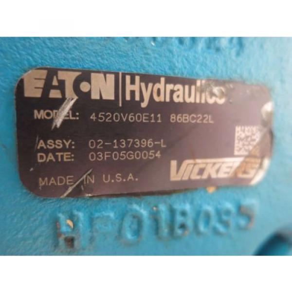 EATON Honduras  VICKERS 4520V60E11 86BC22L HYDRAULIC VANE PUMP D519174 #5 image