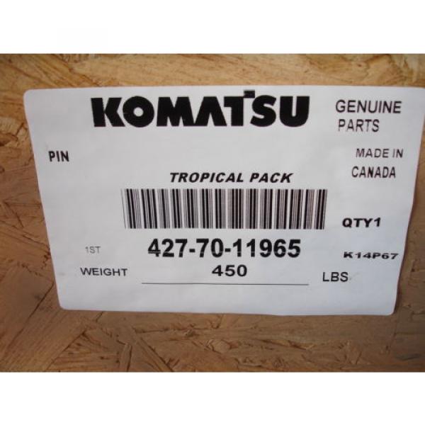Komatsu Mauritius  427-70-11965 Lift Arm &amp; Bellcrank Pin WA800 WA900 Genuine OEM Part NEW #2 image
