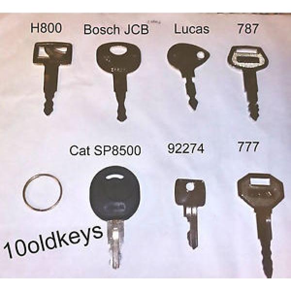 7 United States of America  Key Piece Cat Hitachi Thwaites Komatsu Jcb Bosch New Holland Excavators Roller #1 image