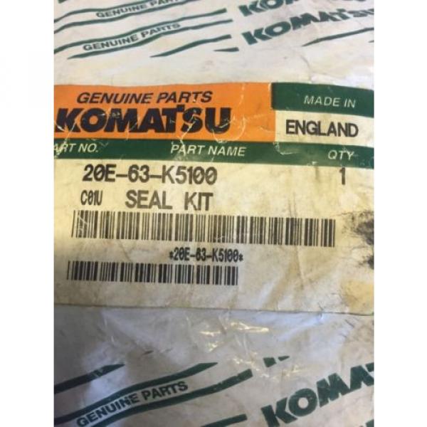 New Honduras  OEM Genuine Komatsu PC Series Excavators Seal Kit 20E-63-K5100 Warranty! #2 image