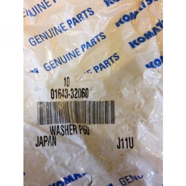 New Denmark  Komatsu OEM Washer 01643-32060 Warranty! Fast Shipping! #2 image