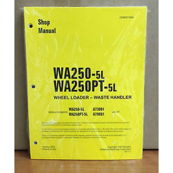 Komatsu Reunion  WA250-5L, WA250PT-5L Wheel Loader Waste Handler Shop Service Manual #1 image