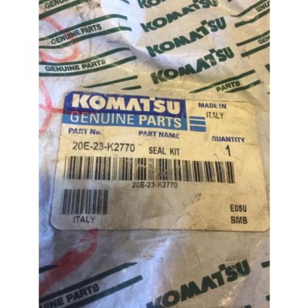 New Malta  OEM Genuine Komatsu PC Series Excavators Seal Kit 20E-23-K2770 Warranty! #2 image