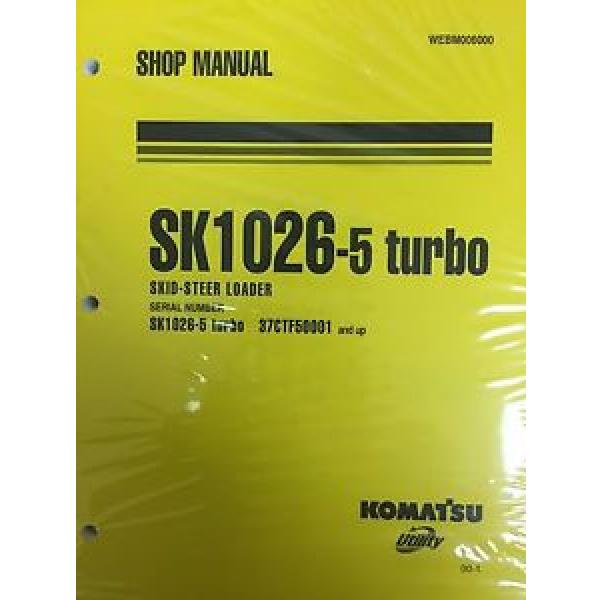 Komatsu Luxembourg  Service SK1026-5 TURBO SHOP REPAIR Manual #1 image